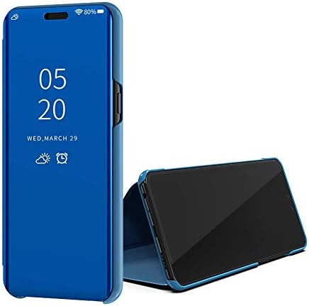 Funda® Mirror Plating Flip Case for Samsung Galaxy S10e (Sky Blue)