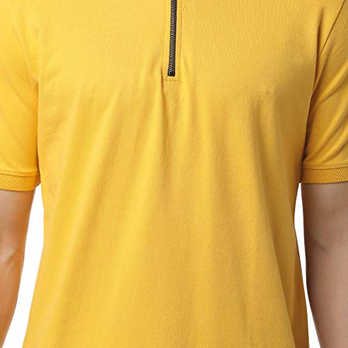 Image of CAHOOT Men Red Striped Casual T-Shirt