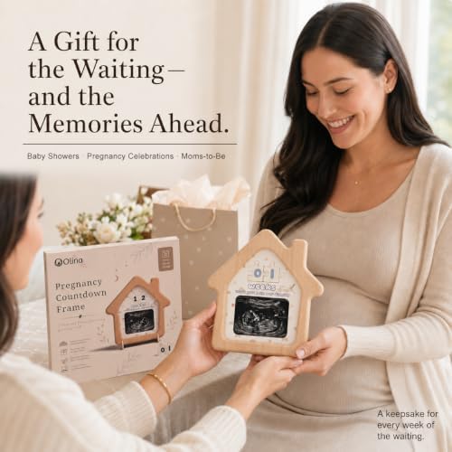 Ultrasound Picture Frame with Countdown Tiles for Expecting Parents — 사진 6