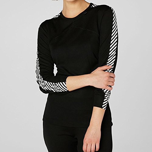 Helly Hansen Women's HH Lifa Crew, 990 Black, XL by Helly Hansen - Image 2