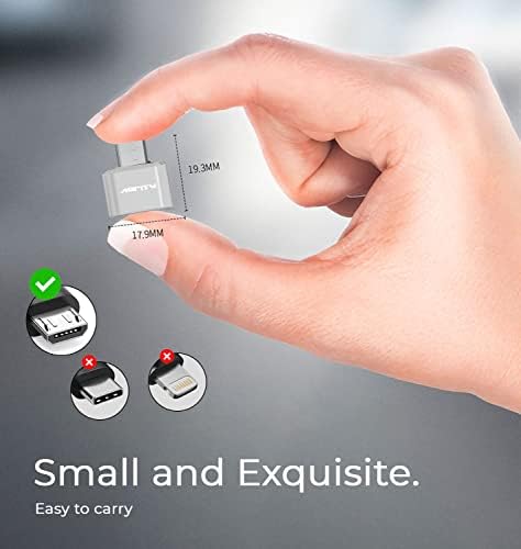 USB OTG Adaptor [2-Pack], Micro USB to USB adapter,USB Male to Female Adapter,USB A to Micro USB Adaptor connectors for Android, Memory SD Card Reader, Xbox,PC,USB Flash drive stick,Smart Devices,Plug