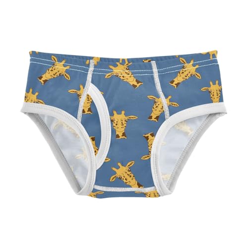 Boys' Underwear Cotton Little Boys Cute Giraffes Briefs Soft Toddler Underwear 2T-8Y