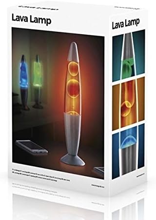 CELLUSTOP - Decorative Lava Lamp, Magma Lava Lamp Replacement Bulb Included - Sturdy Glass - 25 Watts - 35 cm - Blue, Green, Red (BLUE)