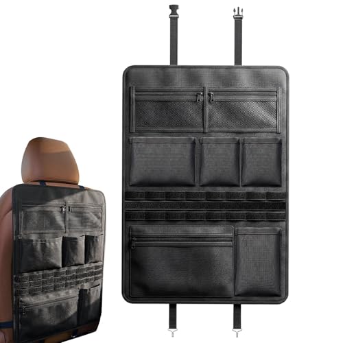 Rangement siège arrière voiture avec 7 poches pour jouets snacks et bouteilles
