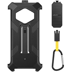 Ulefone RugKing 3 Pro Multifunctional Protective Case Original TPU Black Case RugKing 3 Pro with Back Clip Carabiner