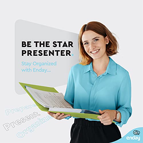 3 Ring Binder 1 Inch, 1” Clear View Cover With 2 Inside Pockets Round Ring Binder, Colored School Supplies Binders, In Grey, Pink, Blue, Purple, Green, And Red, Multicolor (6 Pc) – By Enday #TOP1