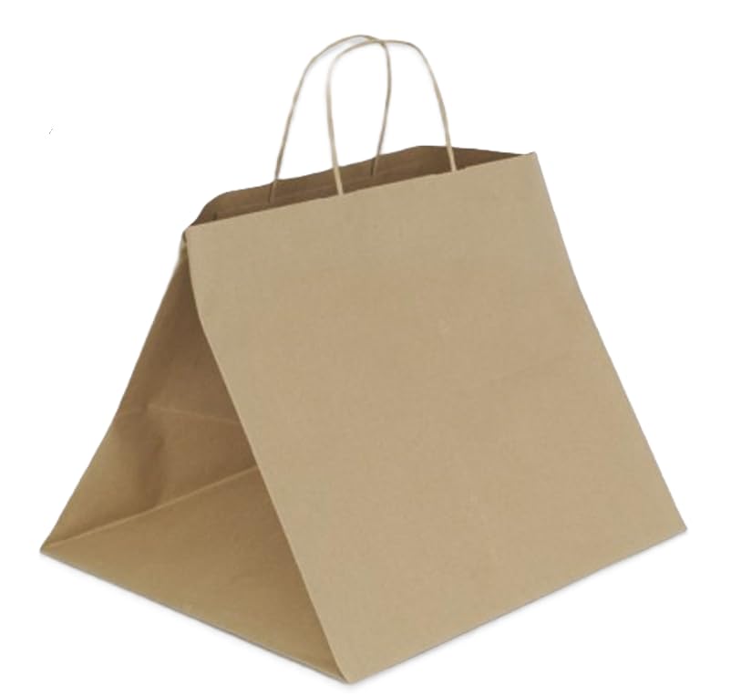 SUNLUX Buste Pizza in Carta Avana 25pz - 37x32x33 cm, Ideali per Pizzerie, Delivery e Takeaway