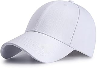 HGDGears Plain Baseball Cap Snapback for Men - Classic 6 Panel Adjustable Sport Casual Sun Visor Hat