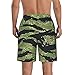 Men Quick Dry Short Pants Comfort Swim Trunks Loose Beach Shorts for Swim, Beach Athletic Surf, Outdoor Fashion Vietnam Tiger Stripe Camo Shorts
