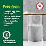 Organika Poudre isolate de protéines de lactosérum avec des peptides de collagène et des probiotiques pour la digestion facile- 21g des protéines, 5g de fibres- aide à construire la force et le muscle maigre + Récupération des aides Unflavoured-580g