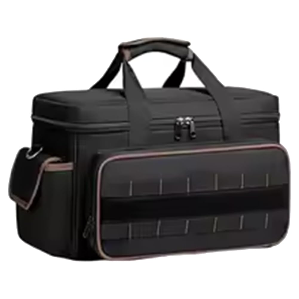 Jnchdghwa Electrician' S Tool Bag, Wide-Mouth Tote Bag, Adjustable Shoulder Strap, Large Tool Bag Organizer