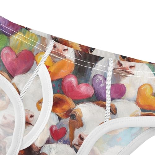 Wusikd Cute Calves Boys' Underwear Cotton Boys Briefs Soft Toddler Underwear 2T4