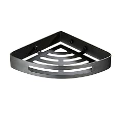 ZerHoc Shower Shelf Corner Corner Shower Caddy Shower Shelf Racks Wall Mounted Kitchen Organizer 304 Stainless Steel Black