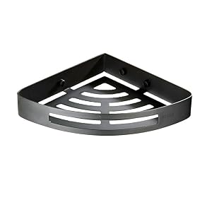 ZerHoc Shower Shelf Corner Corner Shower Caddy Shower Shelf Racks Wall Mounted Kitchen Organizer 304 Stainless Steel Black