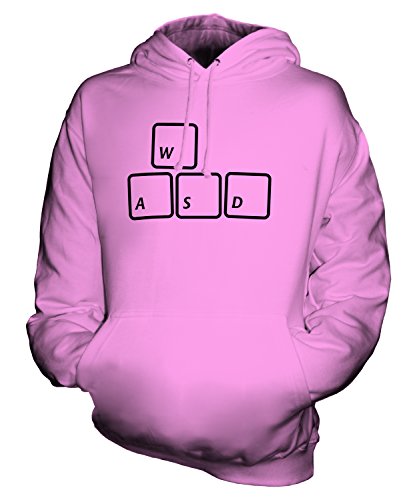 Sweat pull à capuche WASD clavier d'ordinateur jeu vidéo homme femme