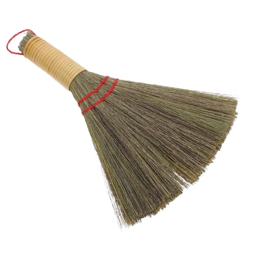 BESTYASH Kleiner Besen Strohbesen Nur Kaminbesen Besenbürste Schieben Besen Verquirlen Außenbesen Hexenbesen Klein Kleine Staubbürste Mini-Besen Kleiner Schneebesen Mit Der Hand Miscanthus