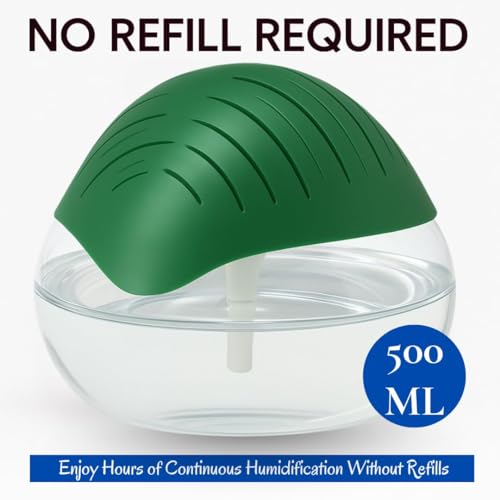Image of Aroma Diffuser & Humidifier | 1.5L Essential Oil Diffuser | Covers 500 Sq.Ft | Includes 2 Free Fragrance Oils | Perfect for Bedroom, Office, Home, Spa & Aromatherapy