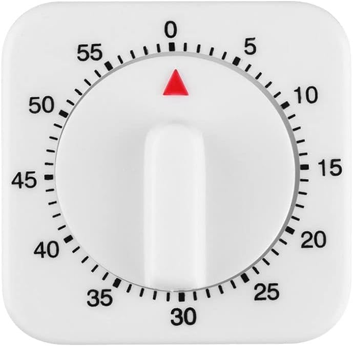 Kitchen Timer 60 Minutes Count Square Cooking Up Alarm Sleep Temporizador Clock Mechanical Stopwatch