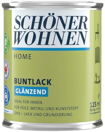 DurAcryl Buntlack Hellelfenbein 125 ml RAL 1015 Glänzend Schöner Wohnen