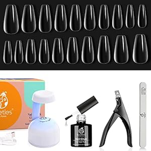 Beetles Easy Gel Tips Nail Extension Kit...