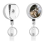 Porte-clés et support polyvalent : le porte-clés rétractable comprend un porte-clés sécurisé, fonctionnant parfaitement comme un porte-clés rétractable. Maintient en toute sécurité vos cartes d'identité, cartes d'accès, badges nominatifs, cartes de visite ou petits objets essentiels grâce à sa sangle en PVC transparent.