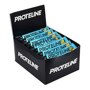 Proteïnerepen Vanille 24 × 40 g – Eiwitrepen met vanillesmaak en cacao glazuur – 28% eiwit – PROTELINE