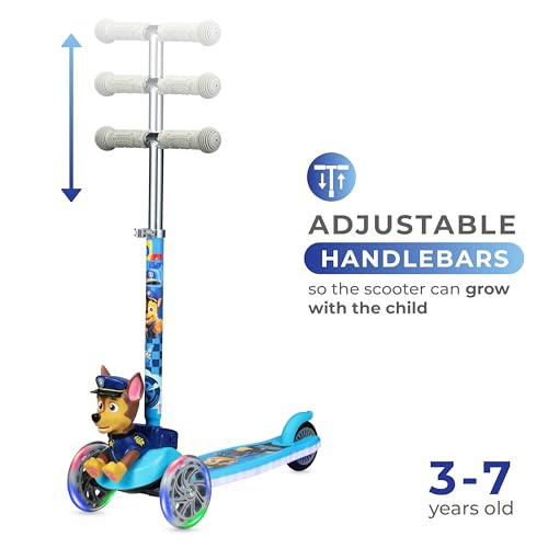 Image of Kick Scooter for Kids, 3 Wheel Self Balancing, Light Up LED Wheels