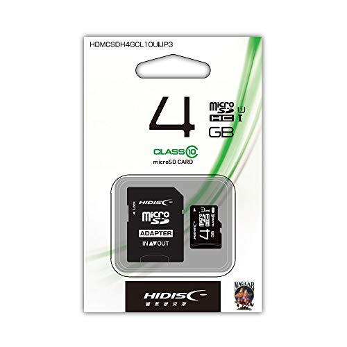 Amazon | microSDHCカード 4GB CLASS10 UHS-1対応[4個までメール便OK
