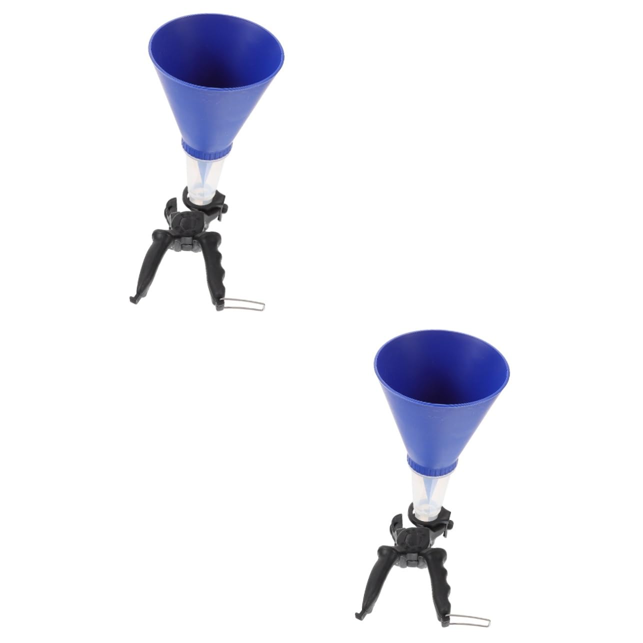 ABOOFAN 2 Pezzi Imbuto per Olio con Bocca Strumento Multifunzionale per Auto Facile da Trasportare per Carburante e Fluidi Colore Blu