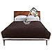 Catalonia Waterproof Blanket,Pee Proof Couch Sofa Bed Protector Cover for Baby,Super Cozy Plush Fleece Warm Sherpa Lining Throws and Blankets for Boating Camping 80"x60" Brown