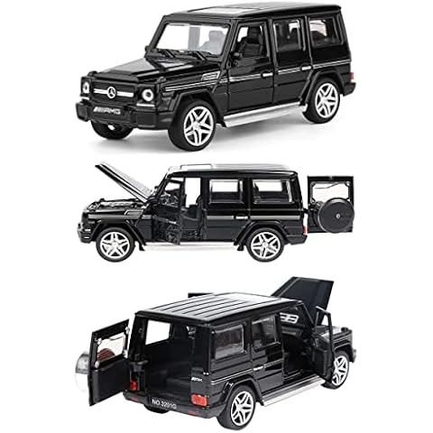POPUPWAVE Toy Cars Metal Model 1:32 with Light and Sound, 6" Die Cast Pull Back Toy Cars Black Alloy Toddler Cars for Kids Gift/Home Collection Car Model/Car Decoration Cover