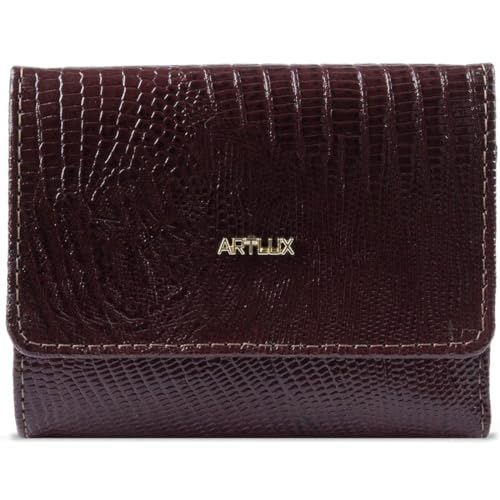 Carteira Feminina em Couro Artlux (Pinhão)