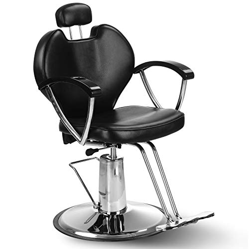 Shengyu Black Modern Recline Hydraulic Styling Barber Chair Hair Spa Beauty Salon Equipment - Thumbnail 5