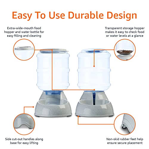 Reviews for Amazon Basics Gravity Pet Food Feeder and Water Dispensers