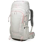 MOUNTAINTOP 50L Internal Frame Hiking Backpack for Men Women with Rain Cover For Camping,Traveling a