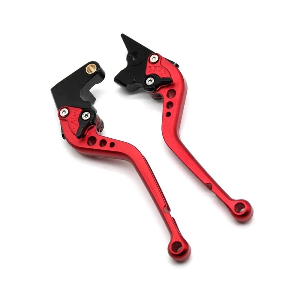 Prsdfg Long Red Brake Clutch Levers Handle Short/Long Brake Clutch Lever For Fz6n Fz1n Fz6s Fz1s For Fazer Fz8 Xj6 Xj6n Xj6f Xj6s For Diversion Motorcycle Accessories