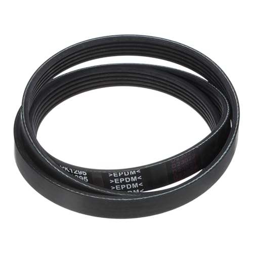 sourcing map 5K510/5PK1295 Serpentine Belt 5 Ribs 1295mm Length x 18mm Width x 5mm Thick, EPDM Poly V Belt, Micro V-Ribbed Belt for Vehicle