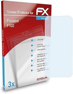 atFoliX Screen Protection Film compatible with Fossibot F102 Screen Protector, ultra-clear FX Protective Film (3X)