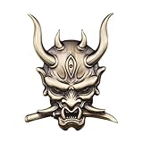 Logotipos De Automóviles Geniales: Aleación De Zinc Tradicional | Adhesivo Japonés para Coche Resistente Al Óxido Y Único | Emblema para Camiones, Sedanes, Camionetas, Coches, Pegatinas Metálicas 3D,