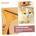 TOGEVAL 1pcs Pet Comb for Dogs and Cats Ergonomic Dog Grooming Tool Massage Function for Medium to Long Hair Gentle Undercoat Rake for Healthy