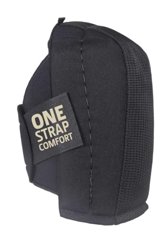 Image of ALTA 56210 AltaGUARD Gel Insert Knee Protector Pad, Black Cordura Nylon Fabric, Neoprene Grip, Capless | Durable Cordura Nylon Cover, Dual strapping system or Neoprene single strap fastener