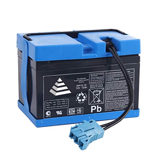 12V 12AH Battery and Charger Combo Kit for Peg Perego Taurus Utility Truck for Polaris RZR 900 for Polaris Slingshot for John-Deere Gator XUV for Gaucho Rock\'in Children Ride on Car