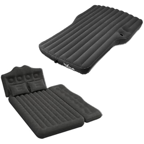 Uncle elk Car Air Mattress: Camping Car Bed for Trunk and Backseat 2 Person Full Size Cover