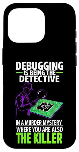 Debugging Is Being The Detective Programmer Code �X�}�z�P�[�X iPhone 16 Pro �p