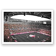 ArtsyCanvas Bayern Munich - Allianz Arena 18x10 Poster