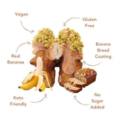 Image of Earthside Farms Banana Bread Walnuts Snack Packs, No Sugar Added Keto Friendly Nuts, Vegan Gluten Free Non GMO Plant Protein Treat, 4oz Resealable Snack Bags, 3 Count