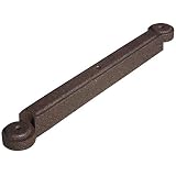 FlexiStack 4 Foot Rubber Border - Package of 4 - Landscaping, Gardening, or Playground Edging (Brown)