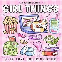 Featured Edition Livre Audio Girl Things: Coloring Book for Adults and Teens Featuring Cozy Daily Moments, Cute Stuff, and Self-Love to Enjoy a Soft Life (Bold & Easy Coloring) 2026