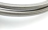 Xcel Home Para elastycznych złączek zaciskowych M10 x 15 mm, długość 500 mm, plecione ze stali nierdzewnej monoblokowe ogony mieszające, zatwierdzone przez WRAS, idealne do kranów kuchennych i