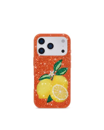 Image of JW PEI Lemon Artificial Crystal Phone Case - Orange